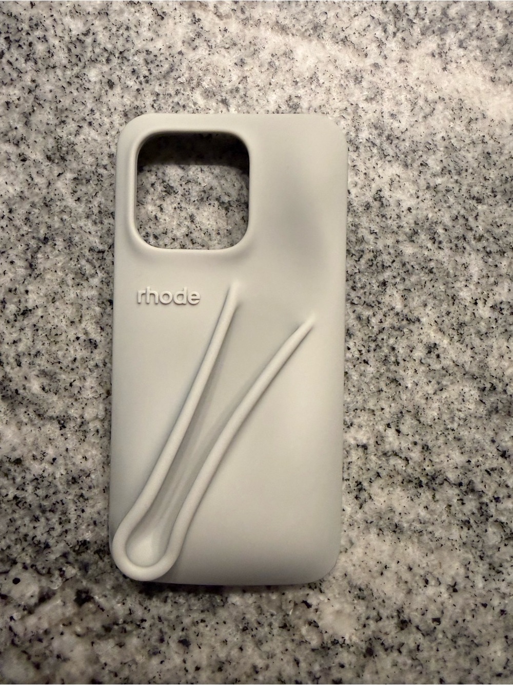 RHODE iphone 16 grey lip case